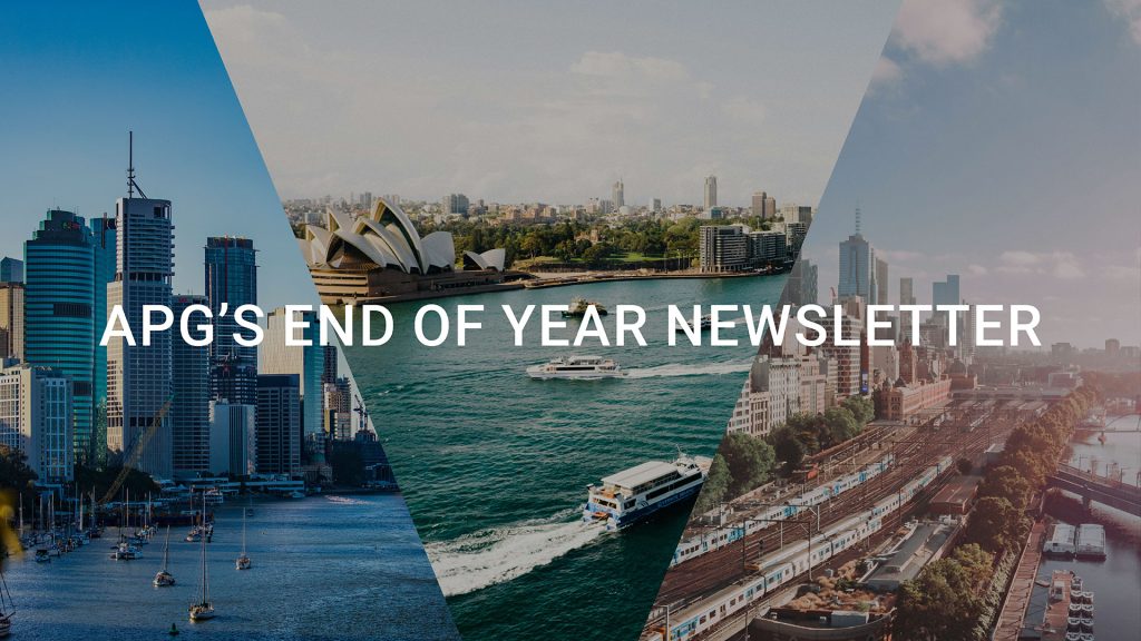 APG'S END OF YEAR NEWSLETTER